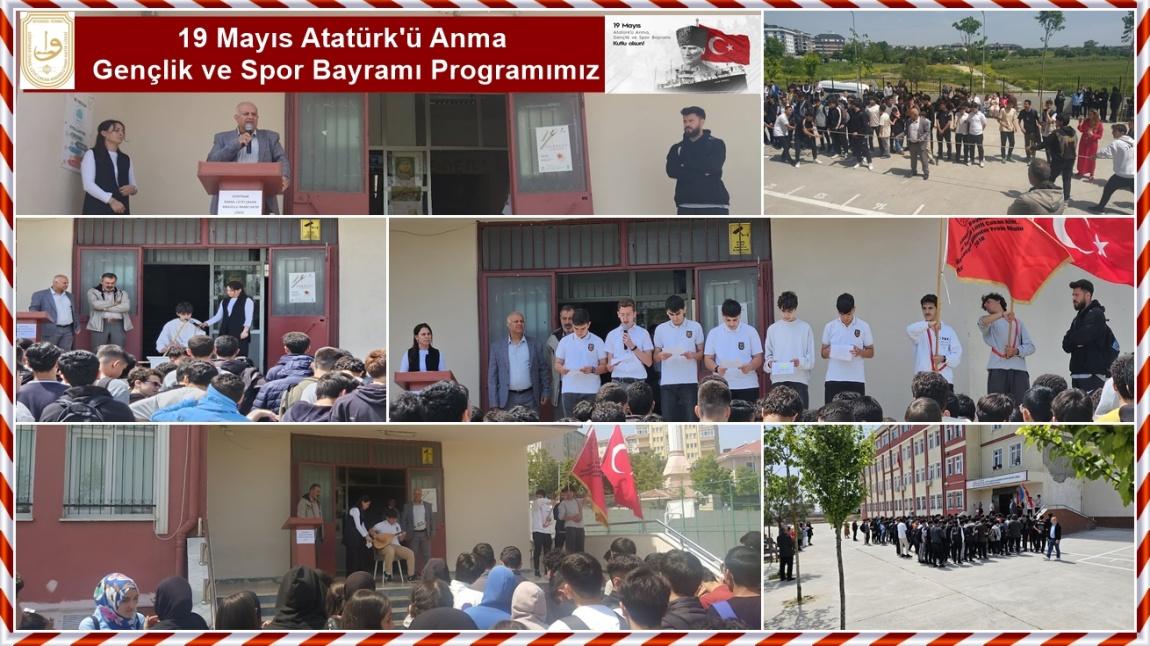 19 Mayıs Atatürk'ü Anma  Gençlik ve Spor Bayramı Programımız