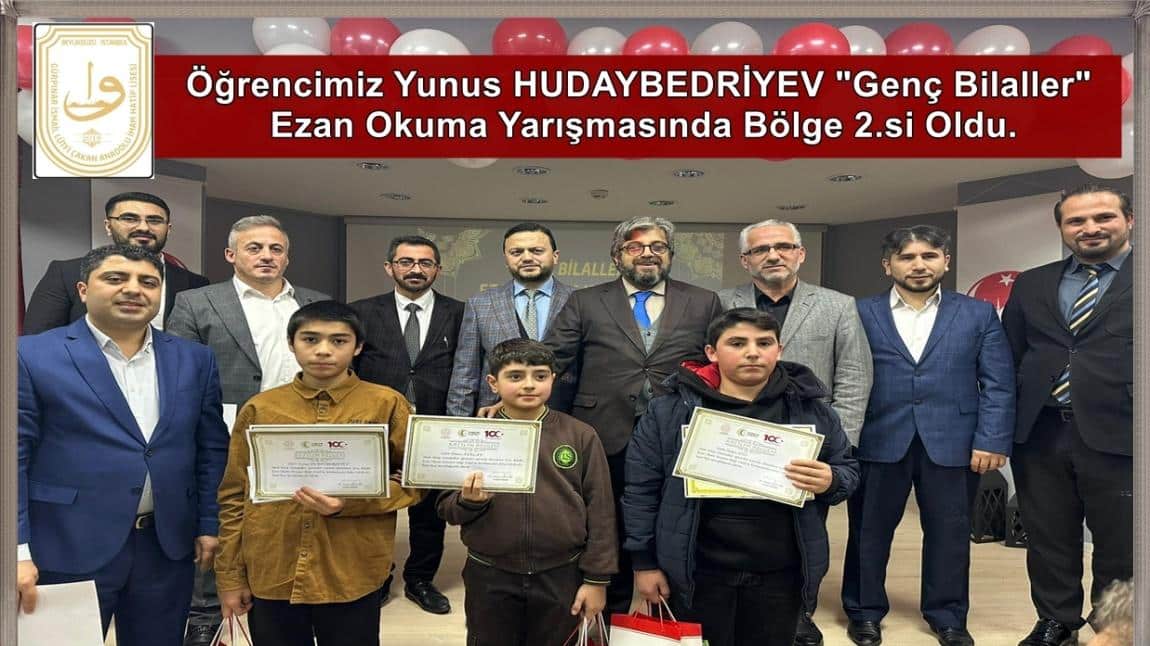 Öğrencimiz Genç Bilaller Ezan Okuma Yarışmasında 2. Oldu.